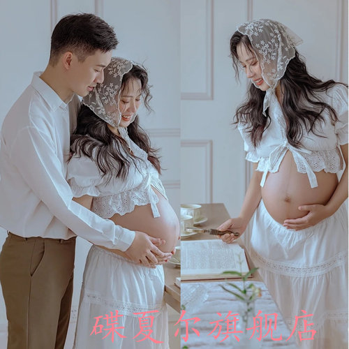 新款影楼情侣夫妻孕妇照服装