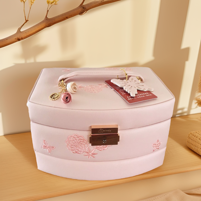 乐迷新款首饰盒珠宝甜美伴手礼