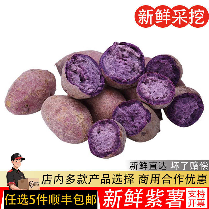 现挖番薯新鲜农家自家种紫薯新鲜包邮蜜薯地瓜糯甜紫薯新鲜500g,水产肉类/新鲜蔬果/熟食,番薯,淘宝优惠券,粉丝福利购,淘宝优惠卷