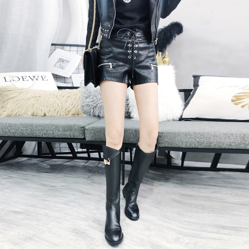 Ƥ¶Ì¿ãÅ®2019пî°Ù´î°üÍΰó´øpuƤ¿ã¸ßÑüÐÞÉíÏÔÊݶ̿îÍâ´©Ñ¥¿ã×Ó
