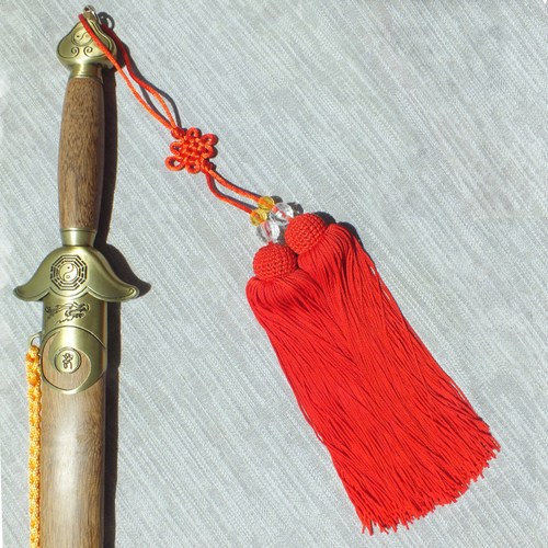 百扇堂太极剑剑穗加密冰丝穗垂顺