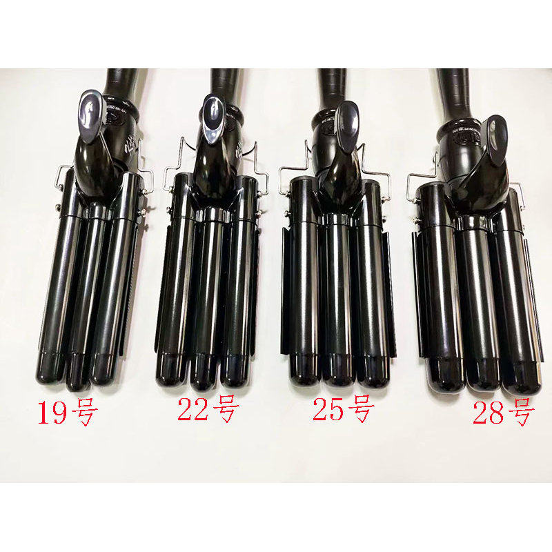 克瑞特三管棒水波纹大卷大波浪卷发棒韩式蛋卷头家用理发店25 28