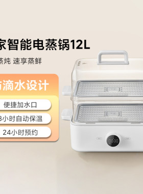 小米米家智能电蒸锅12L