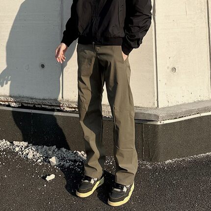 春季鸟家macai买菜神裤T800机能速干直筒户外冲锋长裤子男裤