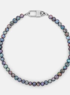 JPOP天然炫彩淡水珍珠项链女2025新款气质优雅小众锁骨