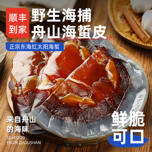 浙江舟山正宗野生海蜇皮5斤桶装 海蜇头蛰红太阳海蜇皮干货海哲皮