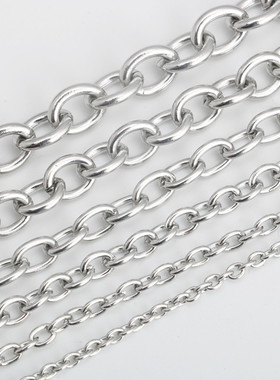 环环相扣钛钢十字链配链