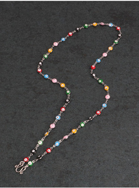 泰国佛牌关公吊坠钛钢毛衣项链