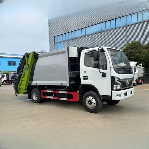 东风福瑞卡6方压缩垃圾车小区物业街道市政环卫垃圾转运车厂家