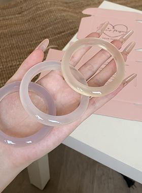 玛瑙玉髓手镯高冰起钢