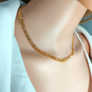 韩国 奎 朴夫人同款锁骨链 鱼骨颈链时尚个性可叠搭颈饰