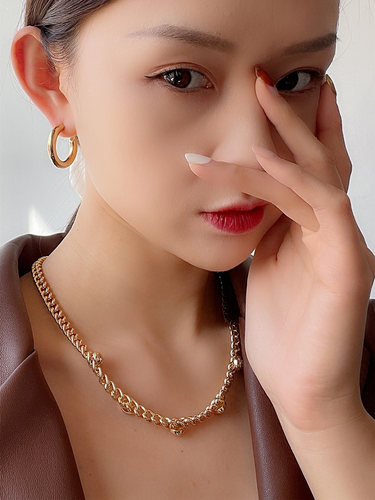 欧美项链女savi同款圆ins粗链条