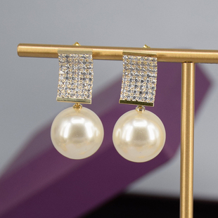 韩国 奎 朴夫人 茗香夫人咘灵耳环 时尚高品质玩美伴侣珍珠耳坠饰