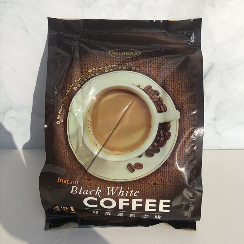 科士威马来西亚即溶黑白咖啡4合1
