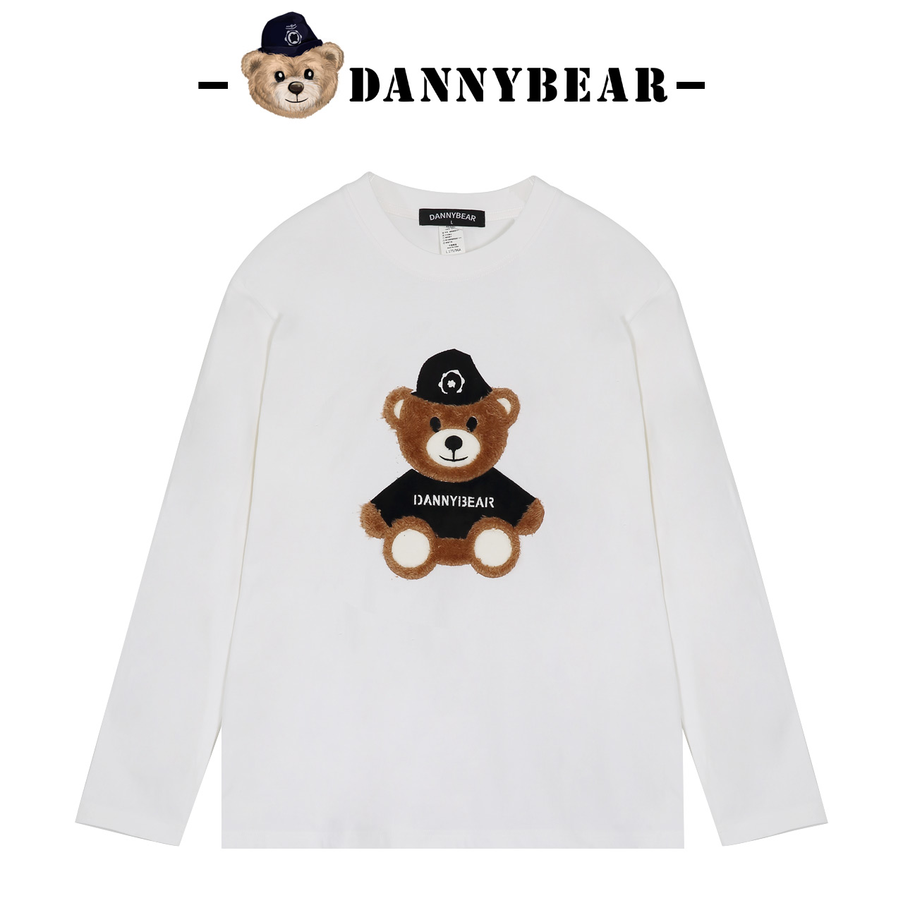 DANNYBEAR男女款毛绒小熊长袖T恤爆款显瘦长袖上衣DJY5885202-26