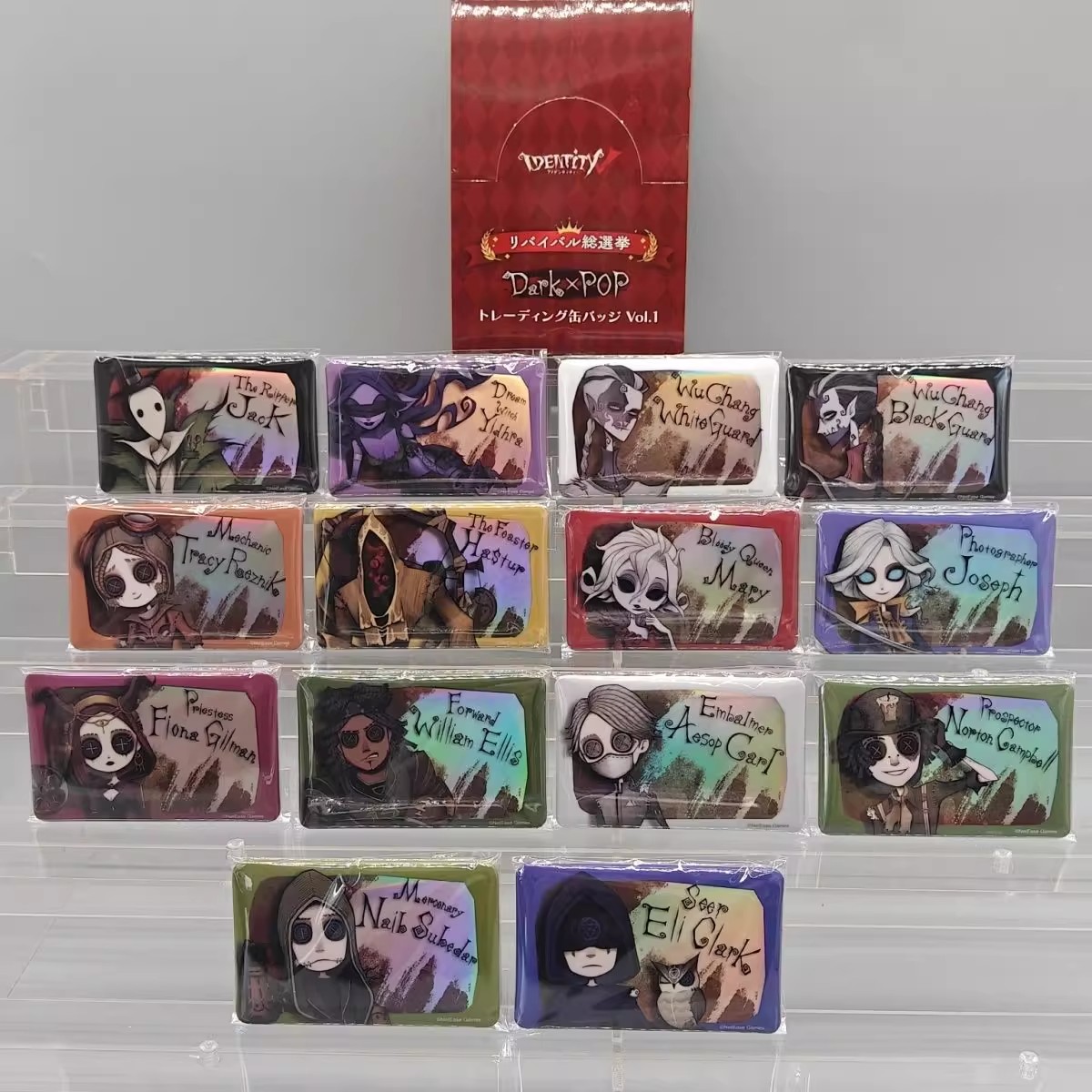 第五人格方形吧唧徽章