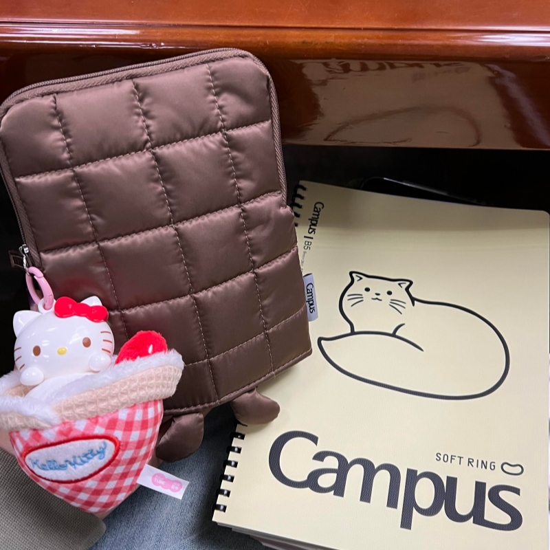 日本kokuyo国誉Campus被子笔袋站立式大学生高颜值竖翻笔袋日系简约女初中学生大容量文具收纳盒