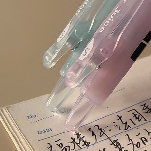 日本Pilot百乐果汁笔印象派中性笔juice系列莫兰迪色系按动式中性笔黑笔高颜值子弹头笔可替换芯水笔0.5mm