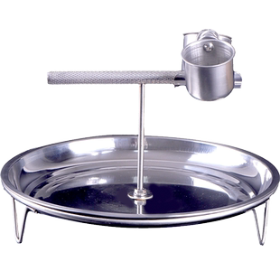 虎皮鹦鹉站架牡丹玄凤伯劳训练玩具鸟具用品磨爪站杆站棍鸟架子