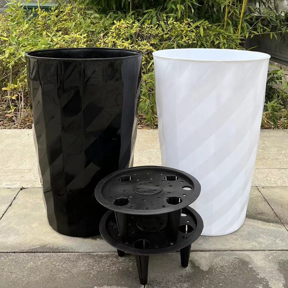 特大仿陶瓷高筒圆型塑料树脂地面大型绿植盆栽客厅桌面家用大花盆,鲜花速递/花卉仿真/绿植园艺,花盆,淘宝优惠券,粉丝福利购,淘宝优惠卷