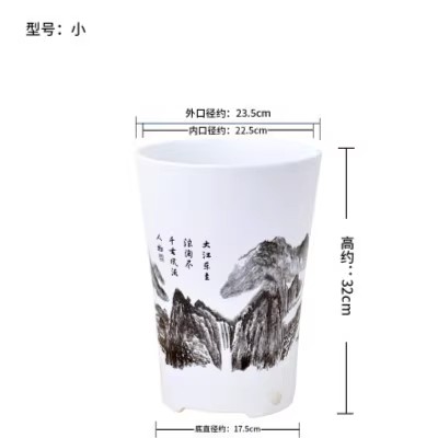 树脂花盆散尾葵大型客厅办公室