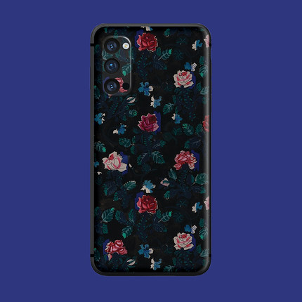 适用于磨砂软oppofindx3pro手机壳Reno/5/7se花朵冷淡R17/R15/ace2