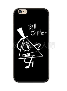 iphonexs苹果8小米手机壳适用于怪诞小镇比尔bill cipher三星