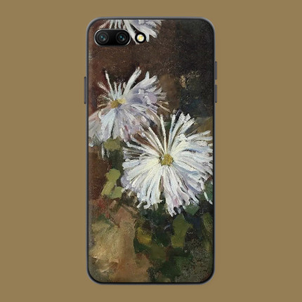 适用于蒙德里安油画60荣耀30S手机壳20s/50se文艺术v30pro磨砂v40软