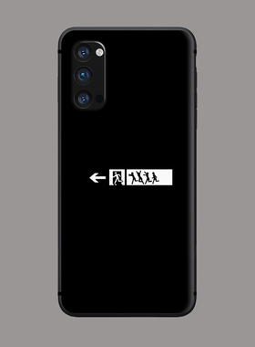 适用于硅胶防摔手机壳oppo插画r17/renopro/7se简约ace2趣味findx3