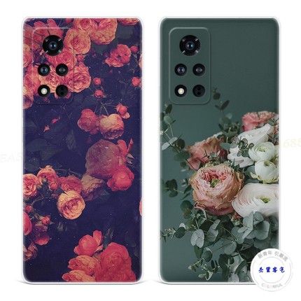 ins风玫瑰花适用于华为荣耀v40手机壳v20v30pro文艺v10法式9play女