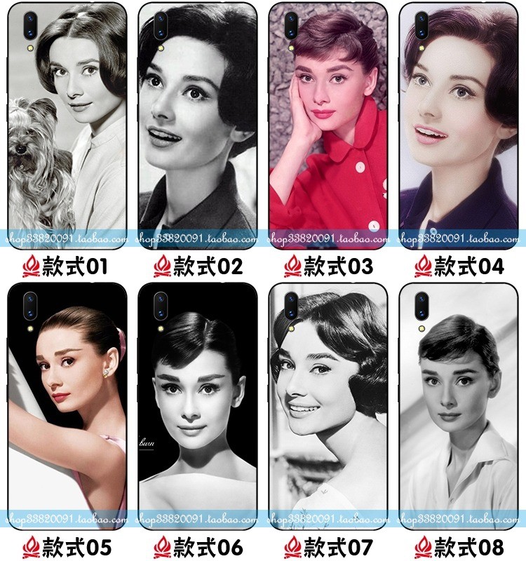 适用于vivox21手机壳女款x9splus磨砂x9plus定制x20y85潮男明星赫本