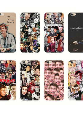 适用于136/7plus苹果X荣耀9一加5T手机壳Shawn Mendes肖恩蒙德兹