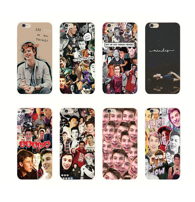 适用于136/7plus苹果X荣耀9一加5T手机壳Shawn Mendes肖恩蒙德兹