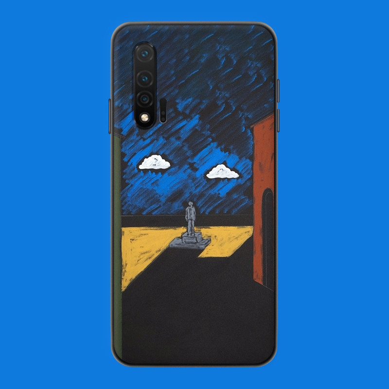 适用于欧美复古艺术手机壳华为nova9/7Pro美术生8se/5时尚磨砂防摔