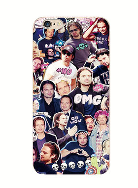 华为适用于136苹果X11prop10小米5壳手机塞巴斯蒂安Bucky冬日战士