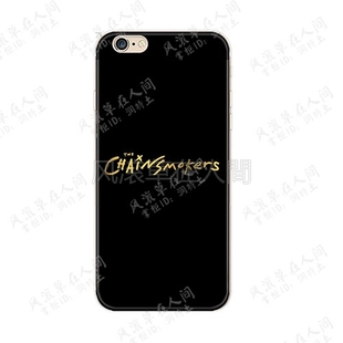 适用于iphonexs苹果11pro手机壳明星The Chainsmokers烟鬼乐队logo