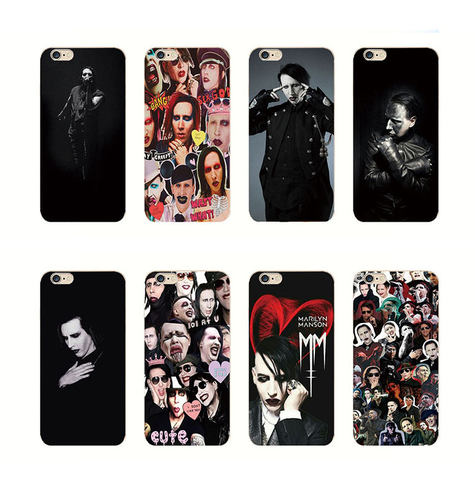 华为适用于136苹果X11prop10手机壳Marilyn Manson玛丽莲曼森三星