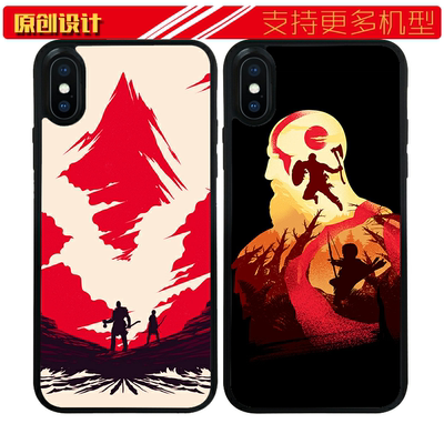 适用于GODOFWAR战神4苹果13MAX壳手机游戏周边iphone7/12硅胶8plusX