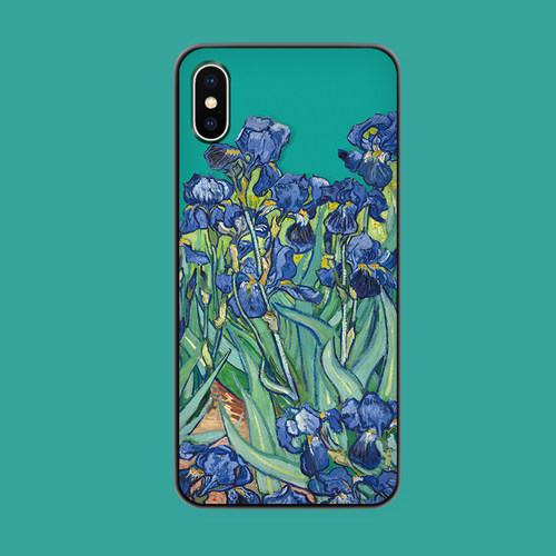 适用于11/7梵高手机壳苹果12/13promax复古美术iPhonexs磨砂软xr/8p