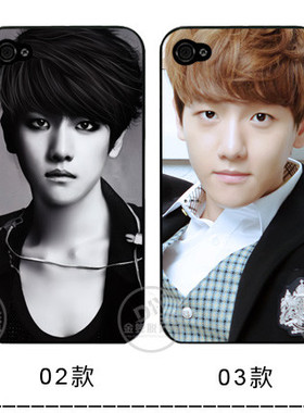 适用于华为EXO伯贤iphone12 7 11 plus壳手机7/xs/13/x/ser9s r11mi