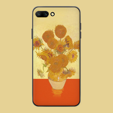 适用于梵高荣耀50se/30s/20pro手机壳v30/v10油画艺术v40美术复古60