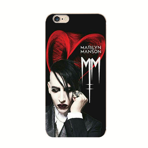 华为适用于13/7plus苹果Xmate8手机壳Marilyn Manson玛丽莲曼森