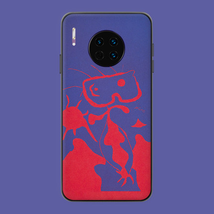 适用于米罗油画手机壳华为mate40 Pro/30欧美艺术20x磨砂美术10/9/8