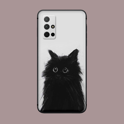 适用于猫咪荣耀v30Pro/20手机壳v40/30冷淡风猫咪60防摔全包软50Pro