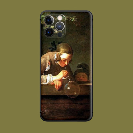 适用于荣耀手机壳50pro/30s/20i磨砂v40/v30美术60创意趣味欧美油画