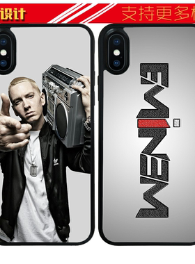 适用于rap说唱Eminem姆爷苹果13MAX壳手机iphones防摔7软12pro潮XR