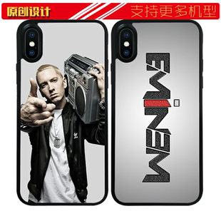 适用于rap说唱Eminem姆爷苹果13MAX壳手机iphones防摔7软12pro潮XR