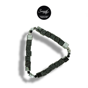 手链 设计师原创火山岩欧美复古ins风情侣男女生个性 Op.07 西美社