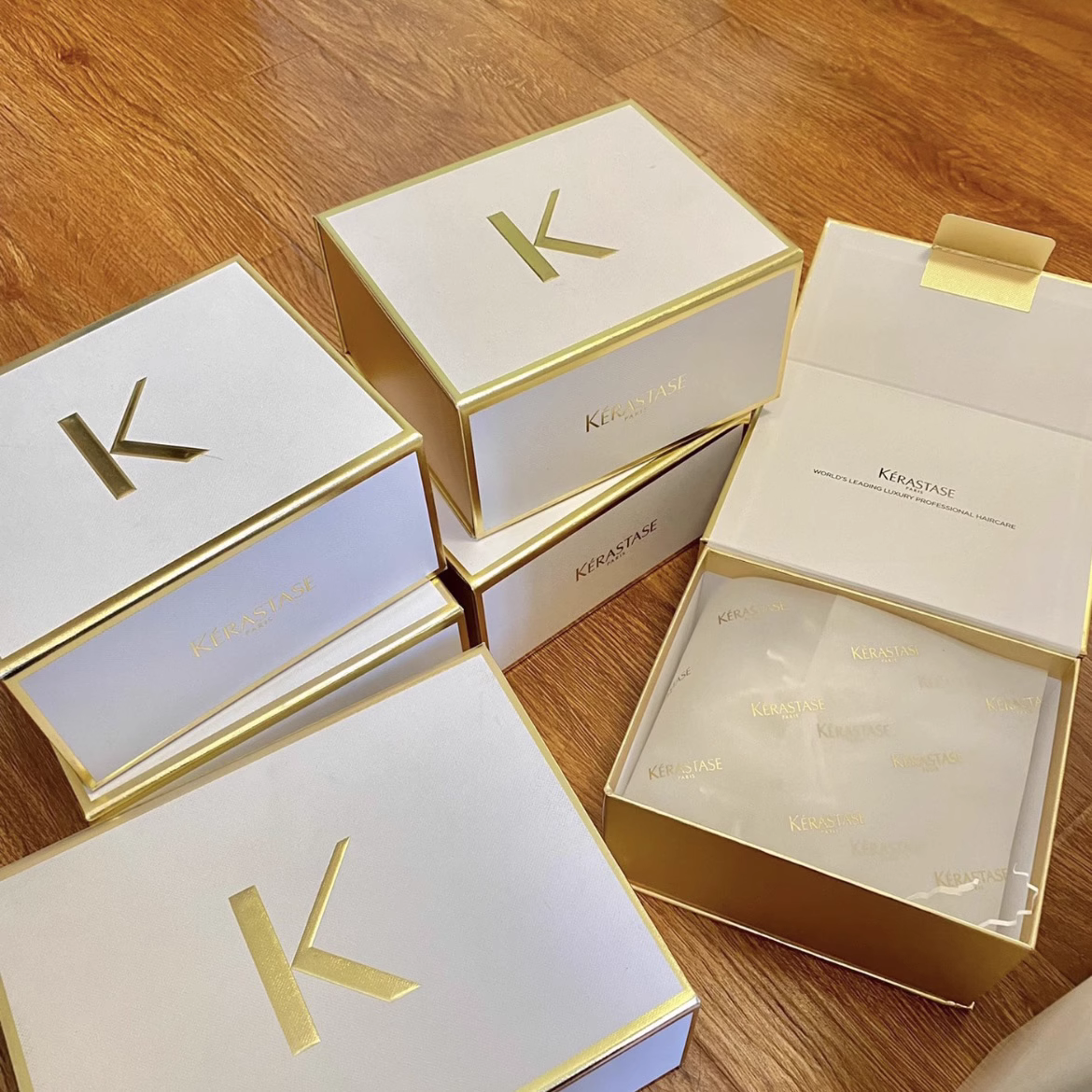 官方正品卡诗送人精美礼盒手提袋