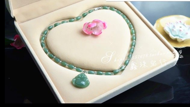 高端天然翡翠A货玉佛吊坠弥勒佛公玉佩玉石笑佛玉坠女项链平安富